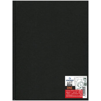 Caderno de desenho Canson Artbook One A4 100g para esboços e desenhos, capa resistente e papel de alta qualidade