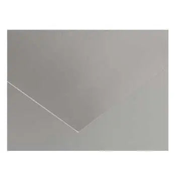 Cartolina A3 metalizada prata da Canson, 280g, com 50 folhas, superfície brilhante e resistente para artesanato e projetos criativos.