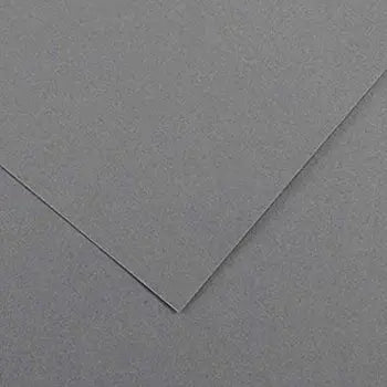 Cartolina cinza chumbo Canson, 50x65cm, 185g, folha de papel para artes e projetos criativos