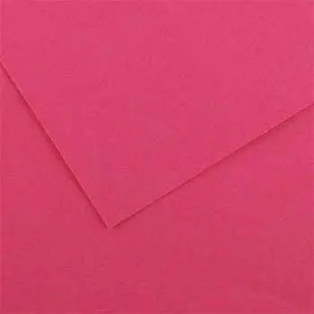 Cartolina fucsia de 50x65cm e 185g da Canson, folha de papel colorido para artes e projetos criativos.