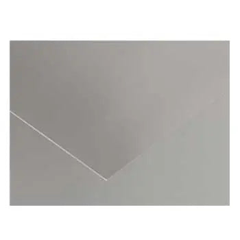 Cartolina Prata Metalizada Canson 50x65cm, 280g, papel brilhante para artes e projetos criativos.