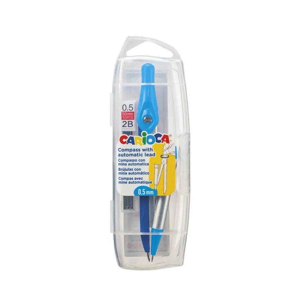 Compasso Carioca com Mina Automática + Recarga 2B 0,5mm