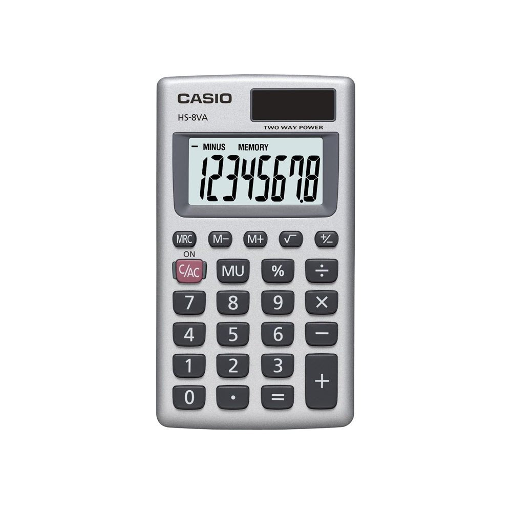 Bluepixel Equipamentos e Serviços Informáticos Lda | Calculadora de Bolso Casio HS-8VA - Compacta e Precisa Casio Bolso