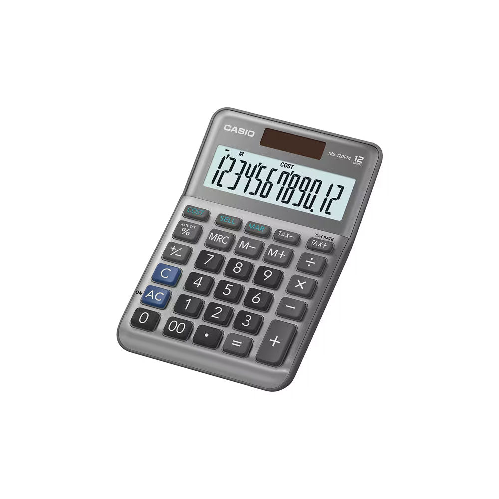 Bluepixel Equipamentos e Serviços Informáticos Lda | Calculadora Casio MS120FM 12 Dígitos para Escritório Casio Secretária
