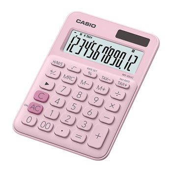 Bluepixel Equipamentos e Serviços Informáticos Lda | Calculadora Casio MS20UCPK Rosa de 12 Dígitos para Escritório Casio Secretária