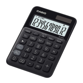 Bluepixel Equipamentos e Serviços Informáticos Lda | Calculadora de Mesa Casio MS20UCBK Preto 12 Dígitos | Ferramenta de Escritório Casio Secretária