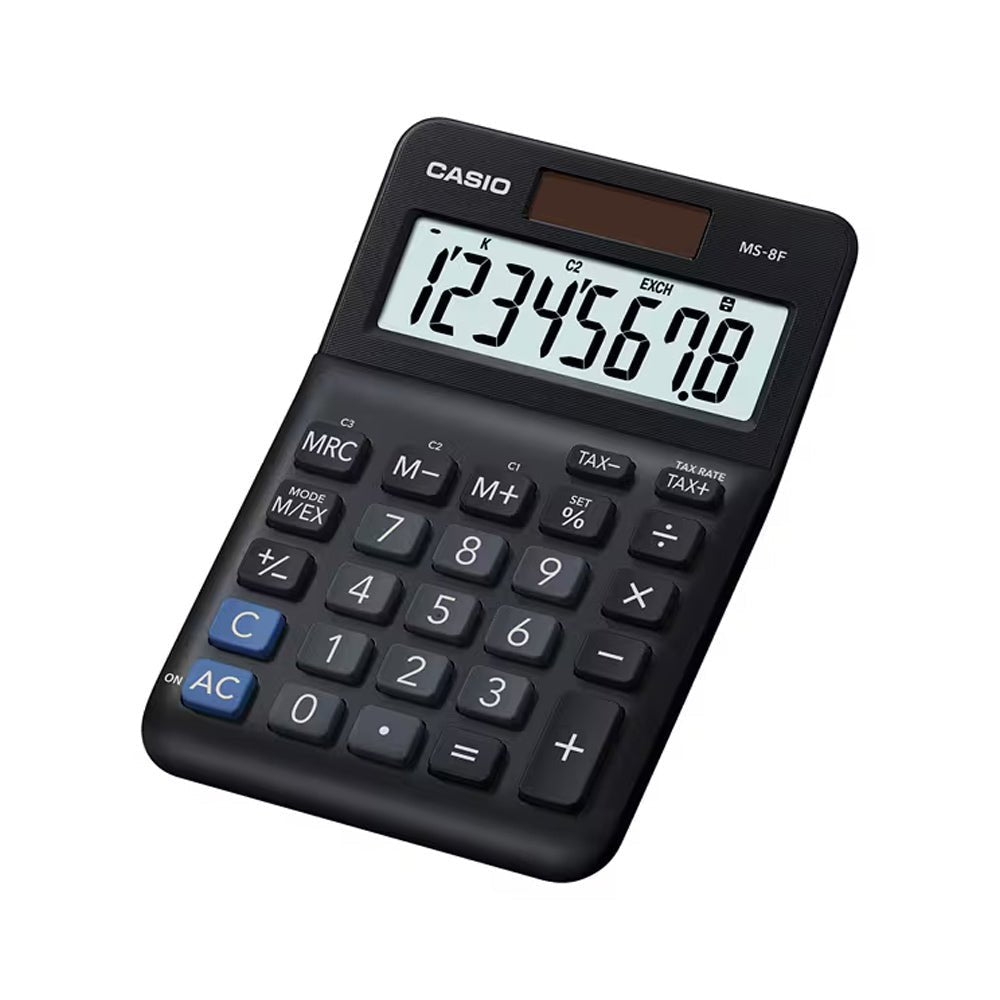 Bluepixel Equipamentos e Serviços Informáticos Lda | Calculadora de Mesa Casio MS8F - 8 Dígitos para Escritório Casio Secretária