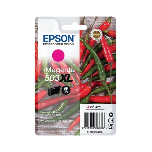 Tinta Magenta EPSON 503XL 1LB Singlepack - Alta Qualidade Epson