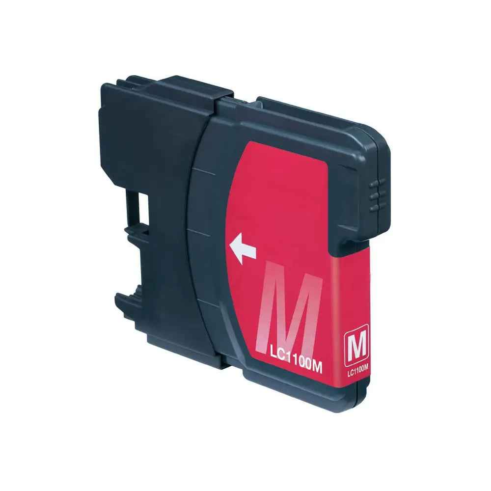 Tinteiro Compatível Brother LC1100M Magenta, 6,5ml, 325 Páginas