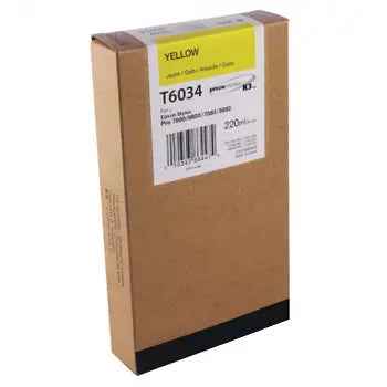 Tinteiro Compatível Epson T6034 Amarelo 220ml | Alta Qualidade