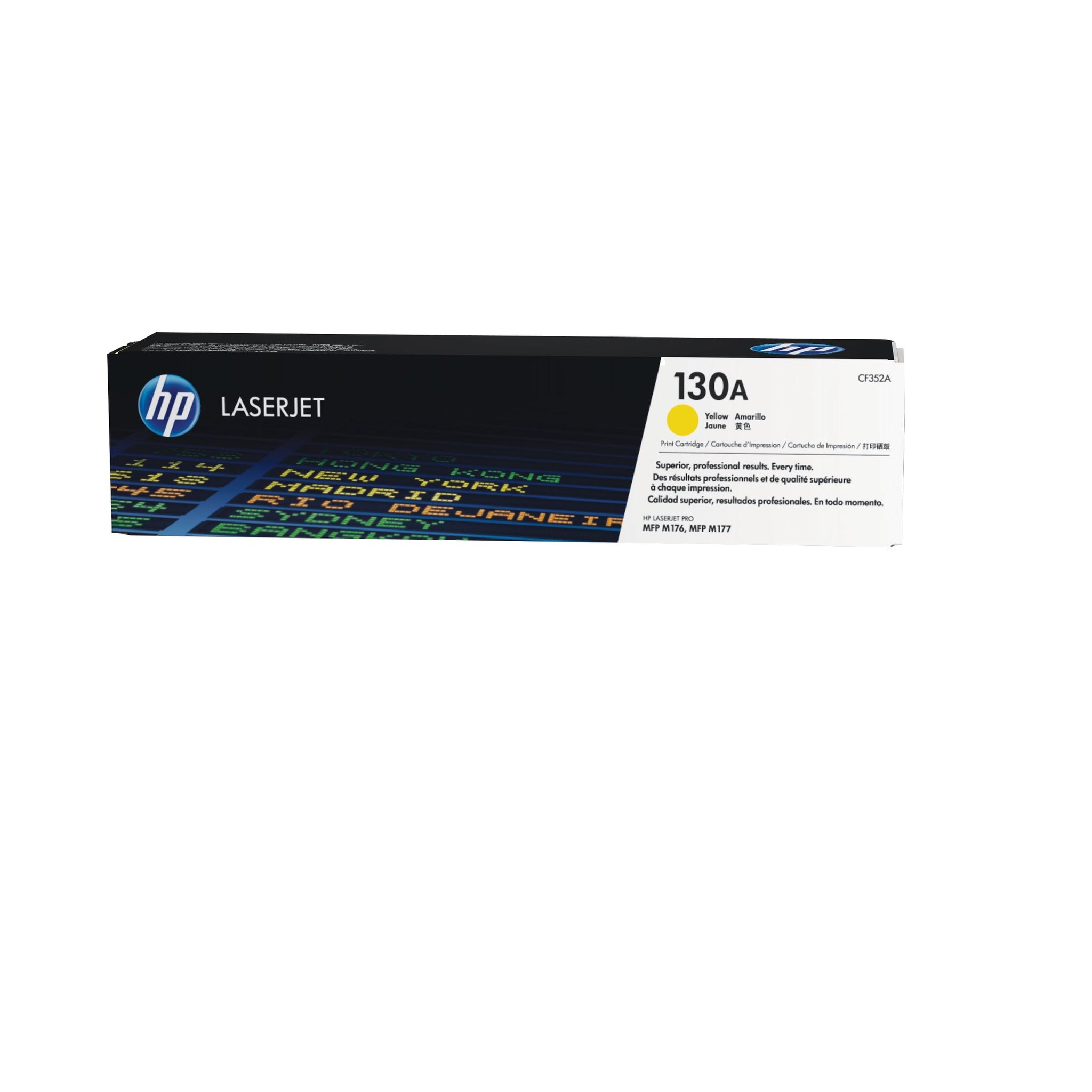 Toner HP 130A CF352A Amarelo Padrão – Capacidade para 1.000 páginas