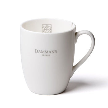 Caneca de porcelana Dammann Frères de 36cl para chá e café, com design elegante e durável, ideal para servir bebidas quentes.