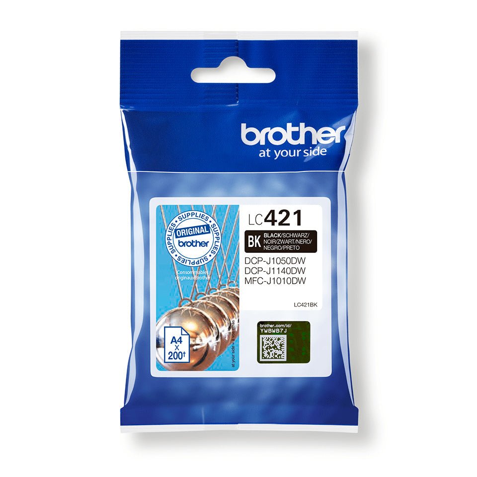 Cartucho de Tinta Preto para Impressoras Brother DCP e MFC - 200 páginas Brother