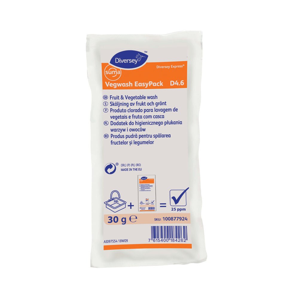 Higienizante Suma Vegwash EasyPack D4.6 30grx50 Saquetas