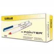 Conjunto de 10 marcadores finos Dollar Pointer FLPT 0,3mm azul com ponta fina para escrita ou desenho preciso.