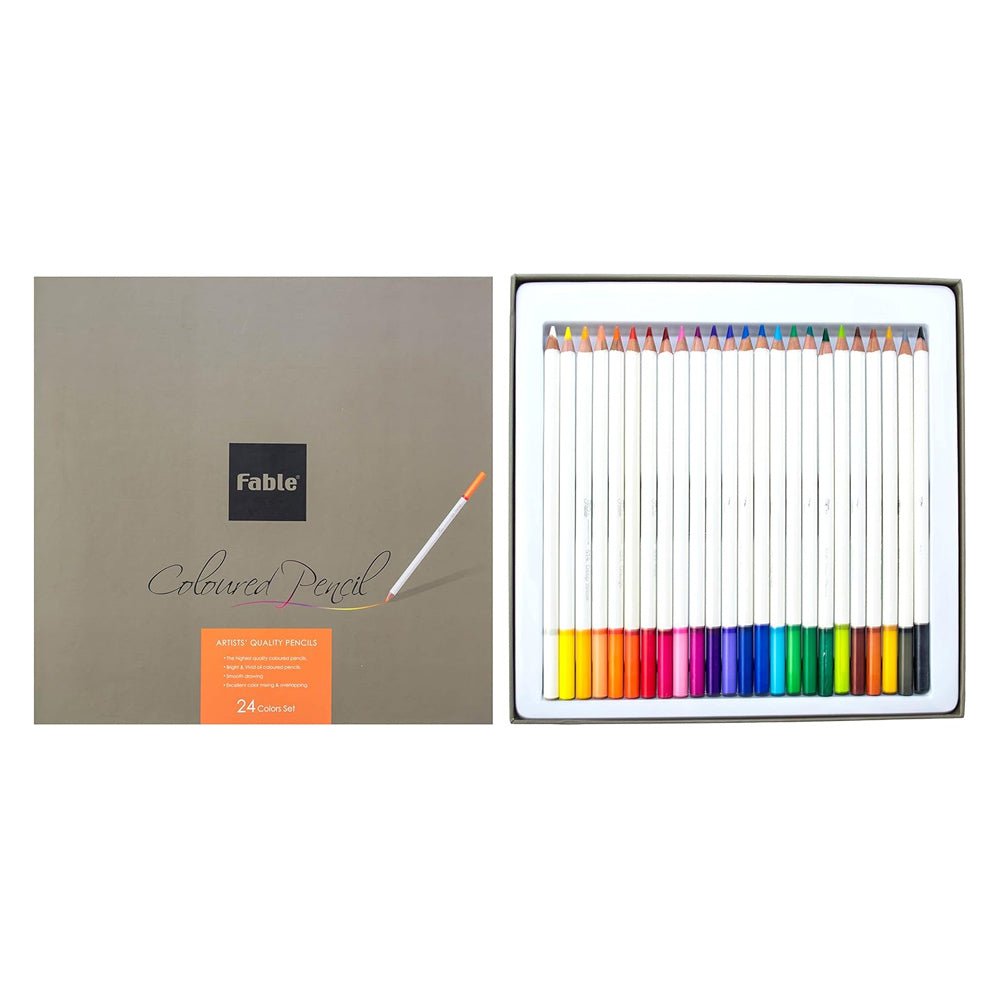 Bluepixel Equipamentos e Serviços Informáticos Lda | Lápis de Cor 24 unidades – Caixa Metal Dong-A Fable 18cm Dong-A Lápis