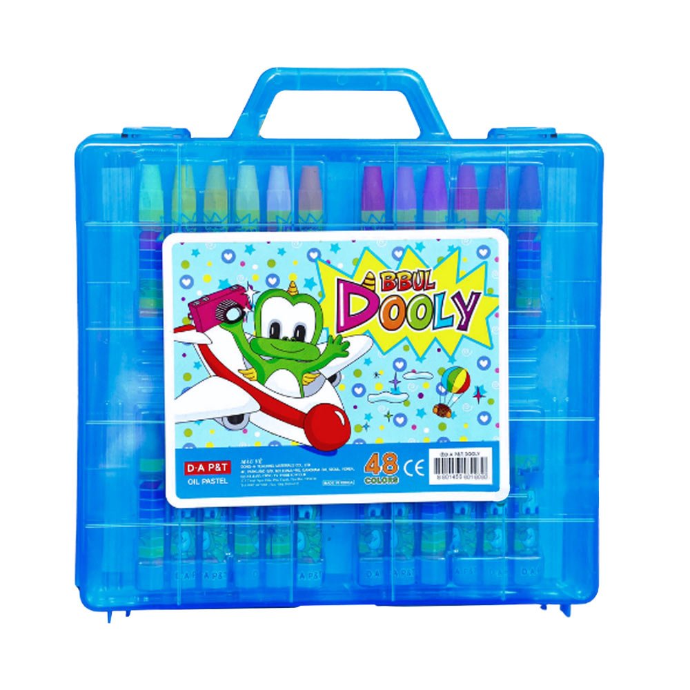 Bluepixel Equipamentos e Serviços Informáticos Lda | Lápis Oil Pastel Dooly 48 Cores - Kit Completo com Mala Dong-A Lápis