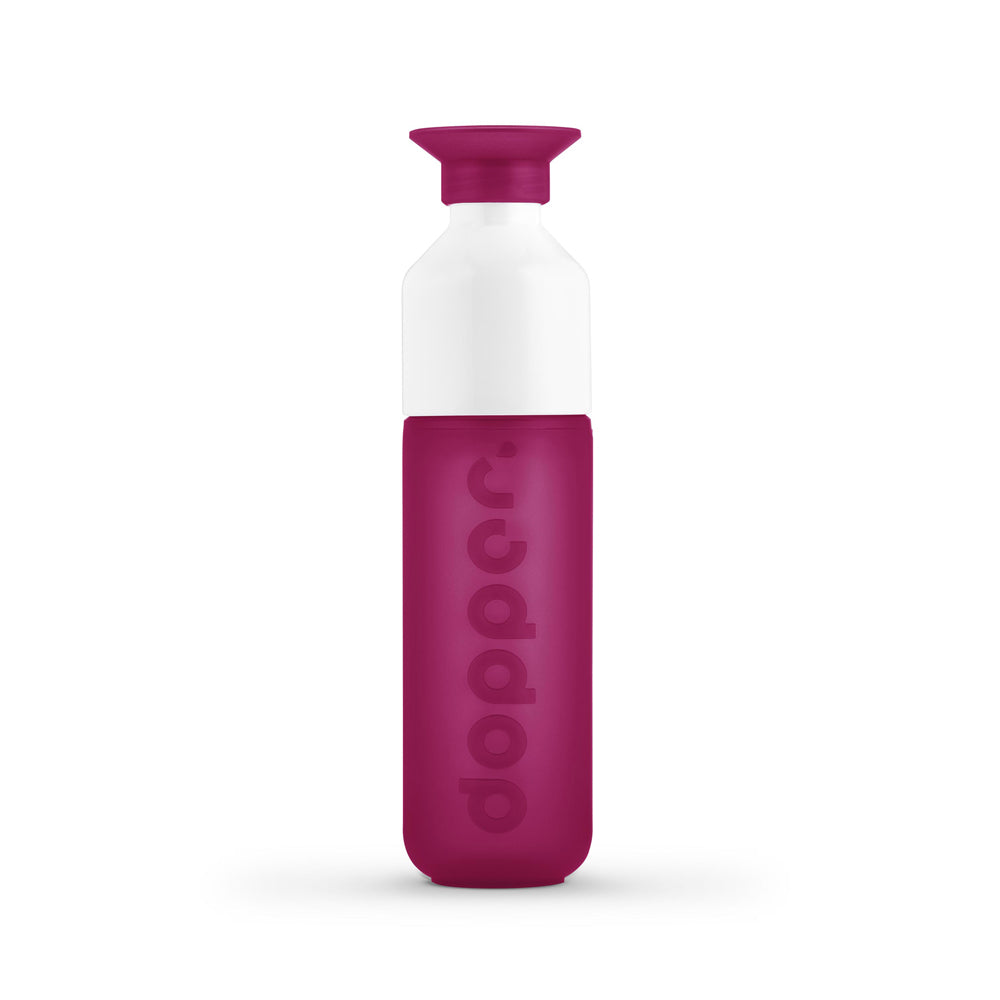 Garrafa Dopper Original Funky Fuchsia de 450ml, garrafa ecológica de estilo vibrante e design moderno para hidratação.