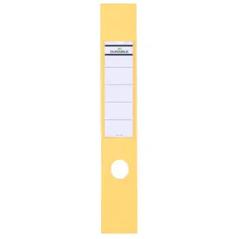 Bluepixel Equipamentos e Serviços Informáticos Lda | Etiquetas Adesivas Lombada 060x390mm Amarelo L60 – 10 unidades Durable Etiquetas