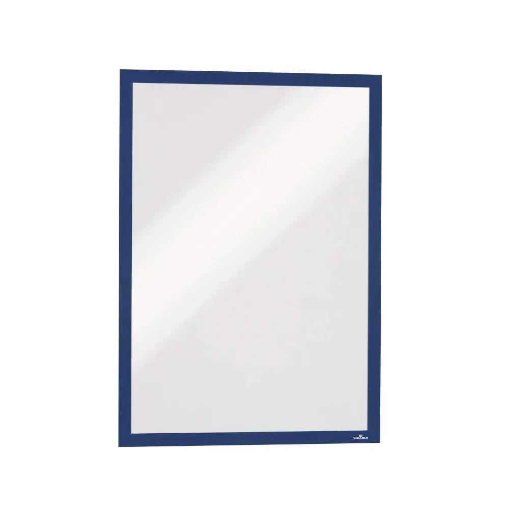 Conjunto de 5 molduras magnéticas Duraframe A3 azul escuro, moldura durável para exibir documentos ou fotos.