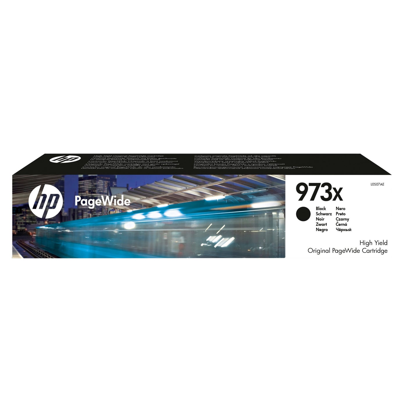 HP 973X original high yield black PageWide cartridge L0S07AE HP