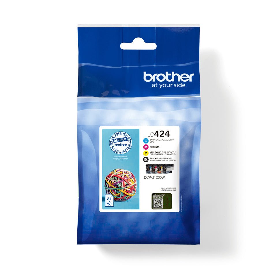 Tinta Brother LC424VAL para Impressora Mini19 BIZ-SL | Alta Qualidade Brother
