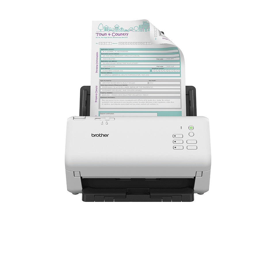 Scanner de Documentos Duplex Brother 40ppm, Ethernet e ADF de 80 folhas Brother