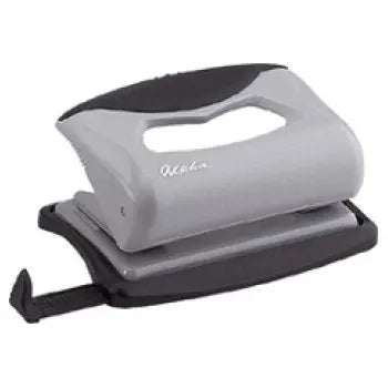 Furador Eagle Alpha para 20 folhas, com guia preto, ferramenta de papel para fazer furos precisos.