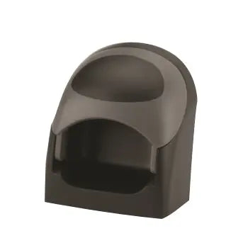 Porta Clips magnético Eagle para organização de escritório, com clips de metal presos ao suporte preto.