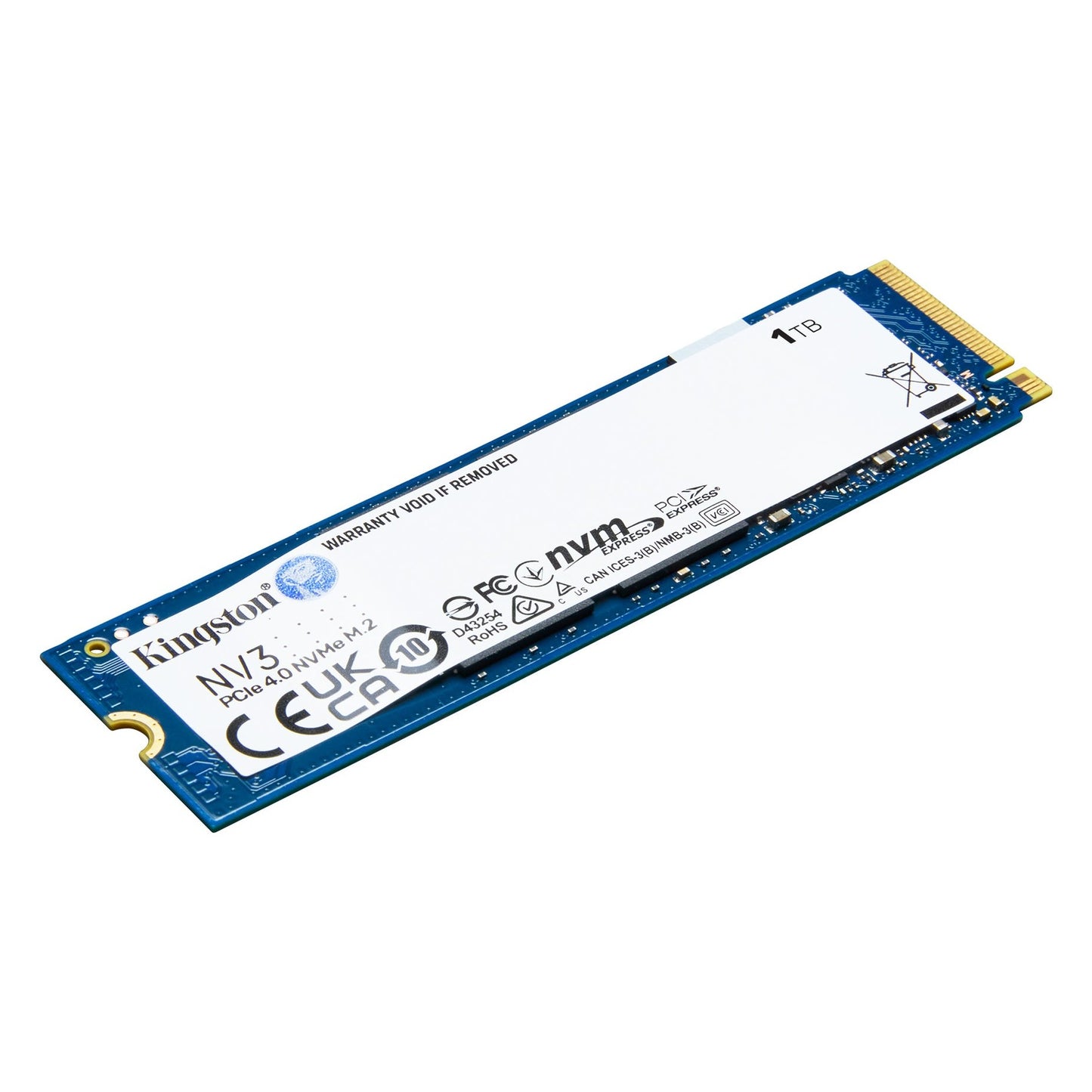 KINGSTON 1000GB NV3 M.2 2280 PCIe 4.0 NVMe SSD