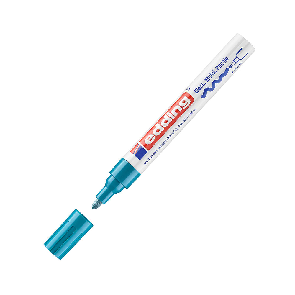 Bluepixel Equipamentos e Serviços Informáticos Lda | Marcador Edding 750 Azul Claro 2-4mm | Escritório e Artes Edding Marcadores