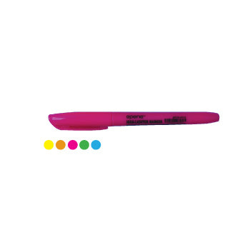 Marcador fluorescente rosa Epene EP10-0112, marcador de precisão para destaque e escrita em projetos e anotações.