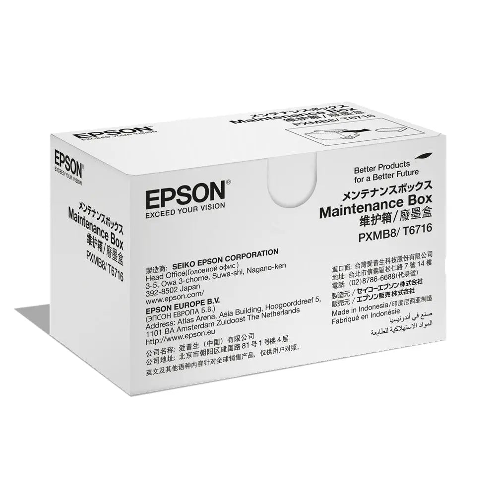 Caixa de Resíduos Epson T6716 C13T671600 para 50.000 páginas - Bluepixel Equipamentos e Serviços Informáticos Lda