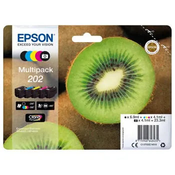 Pack de Tinteiros Epson 202 5 Cores - Qualidade e Economia - Bluepixel Equipamentos e Serviços Informáticos Lda