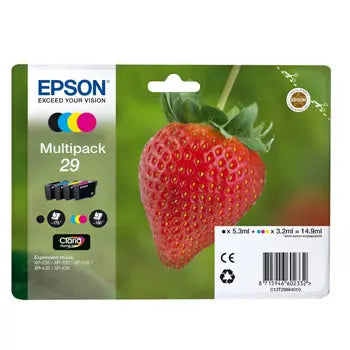 Pack de Tinteiros Epson 29 4 Cores | Compatível e de Alta Qualidade - Bluepixel Equipamentos e Serviços Informáticos Lda
