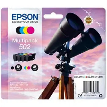 Pack Tinteiros Epson 502 - Cores Vibrantes | C13T02V64010 - Bluepixel Equipamentos e Serviços Informáticos Lda
