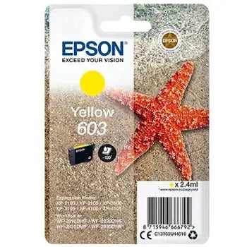 Tinta Epson 603 Amarelo C13T03U44010 - 2,4ml | Compatível - Bluepixel Equipamentos e Serviços Informáticos Lda