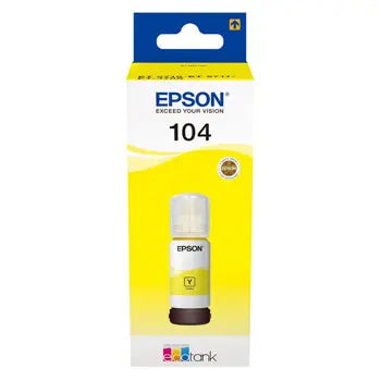 Tinteiro Epson 104 Amarelo 70ml - Alta Vazão e Qualidade - Bluepixel Equipamentos e Serviços Informáticos Lda