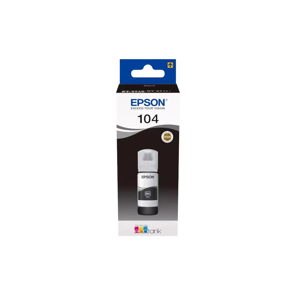 Tinteiro Epson 104 Preto 70ml – Alta Capacidade e Longa Duração - Bluepixel Equipamentos e Serviços Informáticos Lda