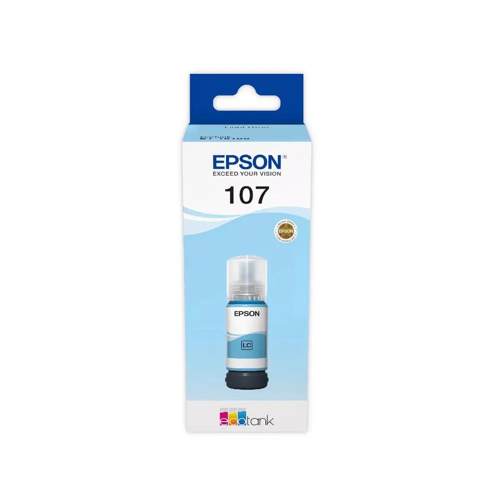 Tinteiro Epson 107 Azul Claro 70ml para Impressoras EcoTank - Bluepixel Equipamentos e Serviços Informáticos Lda