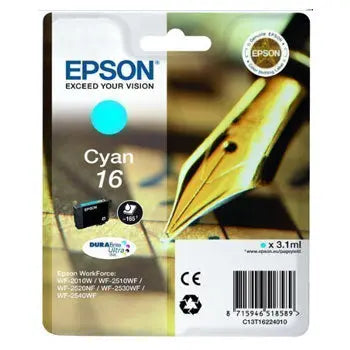 Tinteiro Epson 16 Azul – Alta Qualidade, 3,1ml - Bluepixel Equipamentos e Serviços Informáticos Lda