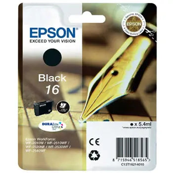 Tinteiro Epson 16 Preto C13T16214010 – 5,4ml | Compatível e de Alta Qualidade - Bluepixel Equipamentos e Serviços Informáticos Lda