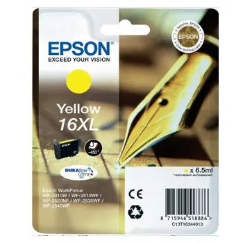 Tinteiro Epson 16XL Amarelo C13T16344010 6,5ml - Alta Qualidade - Bluepixel Equipamentos e Serviços Informáticos Lda