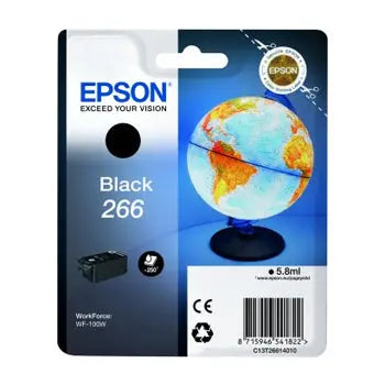 Tinteiro Epson 266 Preto (C13T26614010) - 5,8ml, até 250 páginas - Bluepixel Equipamentos e Serviços Informáticos Lda