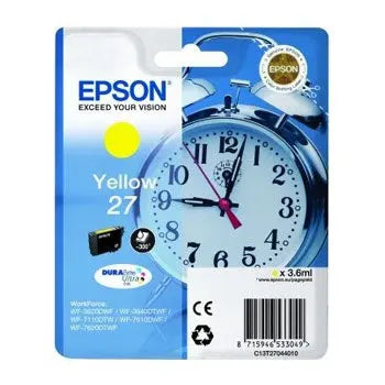 Tinteiro Epson 27 Amarelo 3,6ml — Qualidade e Alta Impressão - Bluepixel Equipamentos e Serviços Informáticos Lda