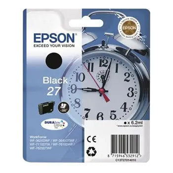Tinteiro Epson 27 Preto 6,2ml – Compatível e de Alta Qualidade - Bluepixel Equipamentos e Serviços Informáticos Lda