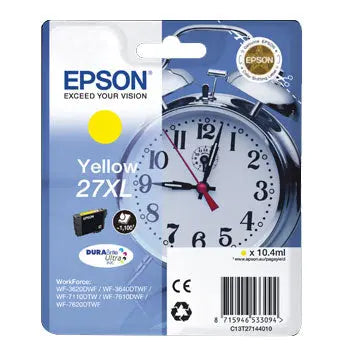 Tinteiro Epson 27XL Amarelo 10,4ml | Cartucho de Alta Capacidade - Bluepixel Equipamentos e Serviços Informáticos Lda