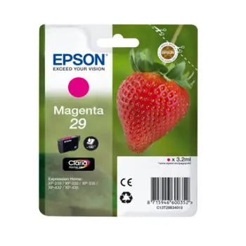 Tinteiro Epson 29 Magenta C13T29834010 3,2ml - Compatível e de Alta Qualidade - Bluepixel Equipamentos e Serviços Informáticos Lda