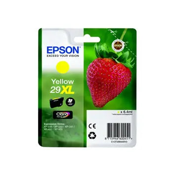 Tinteiro Epson 29XL Amarelo C13T29944010 – 6,4ml de Alta Qualidade - Bluepixel Equipamentos e Serviços Informáticos Lda