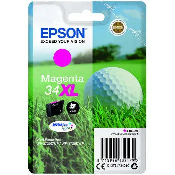 Tinteiro Epson 34XL Magenta 10,8ml — Alta Capacidade e Alta Impressão - Bluepixel Equipamentos e Serviços Informáticos Lda